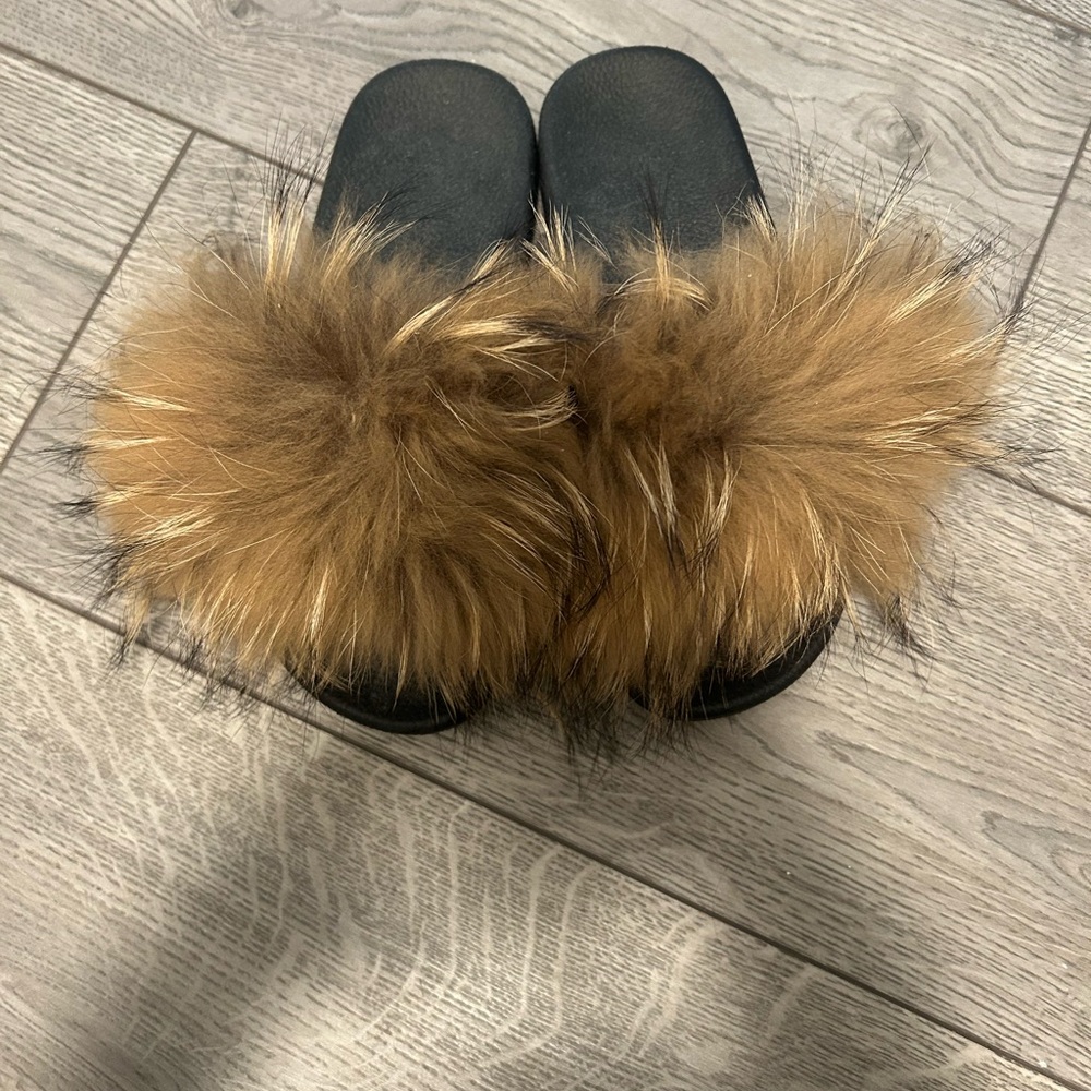 Fur Slippers